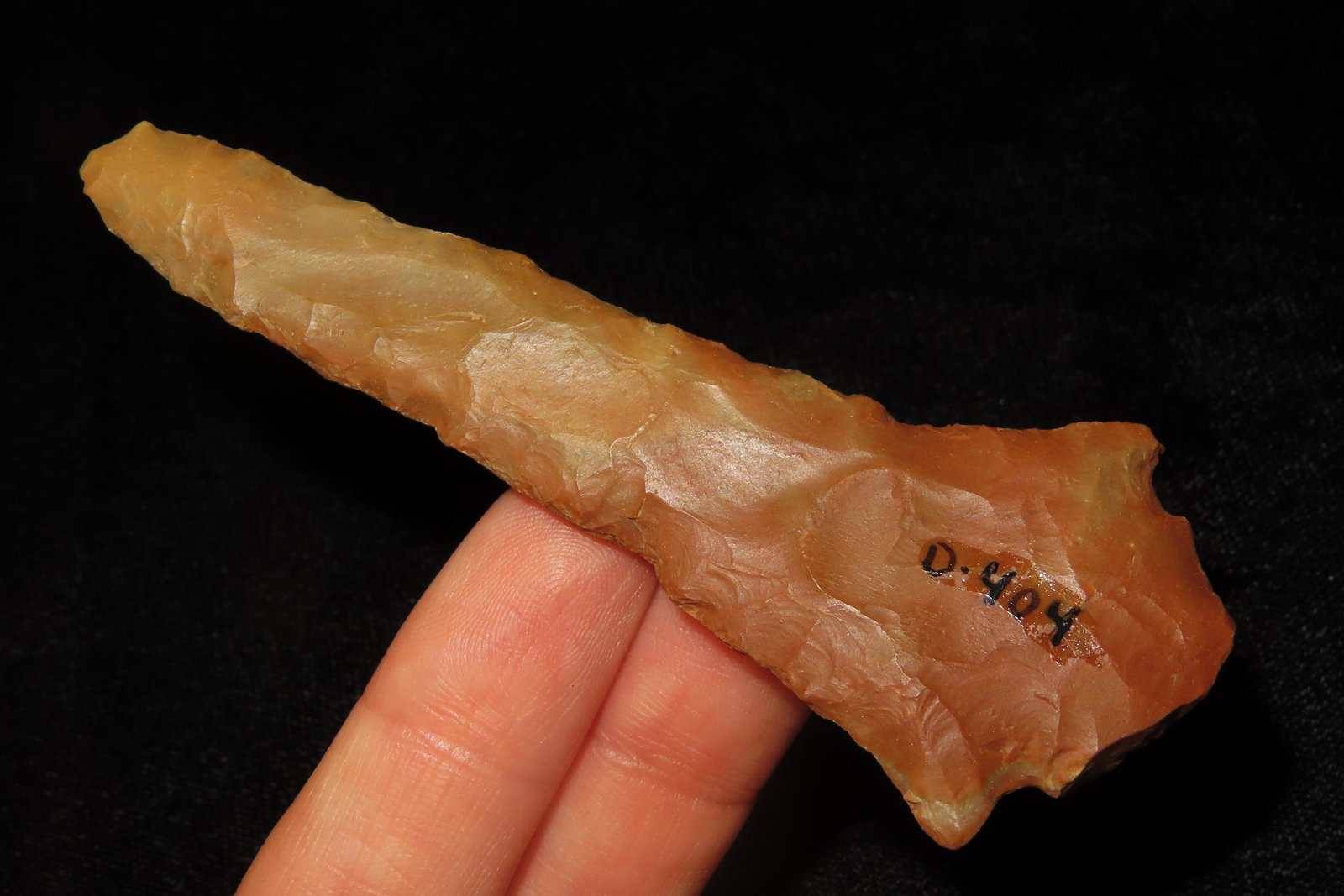 3 3/8" Drilll found in Ohio EX. Sam Wasion Collection Authentic Native American  Artifact (1 of 8)