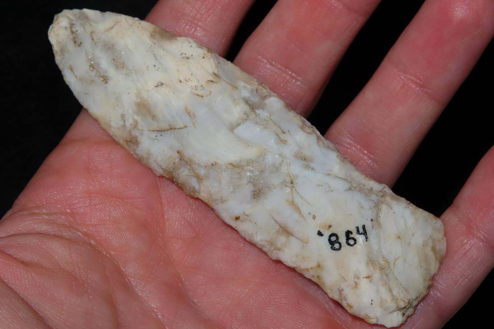 3 3/8" Early Knife found in Coloration EX Sam Wasion Collection (1 of 7)