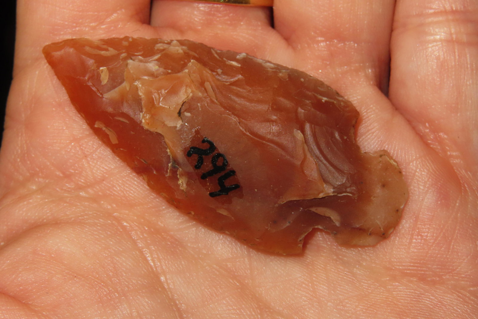 2" Translucent Arrowhead found in New Mexico EX. Sam Wasion Collection Authentic Native American (1 of 6)