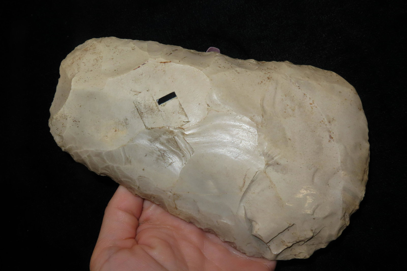 6 1/2" Hopewell Hoe Nice Bit Polish found in Illinois Ex Sam Wasion Collection (1 of 6)