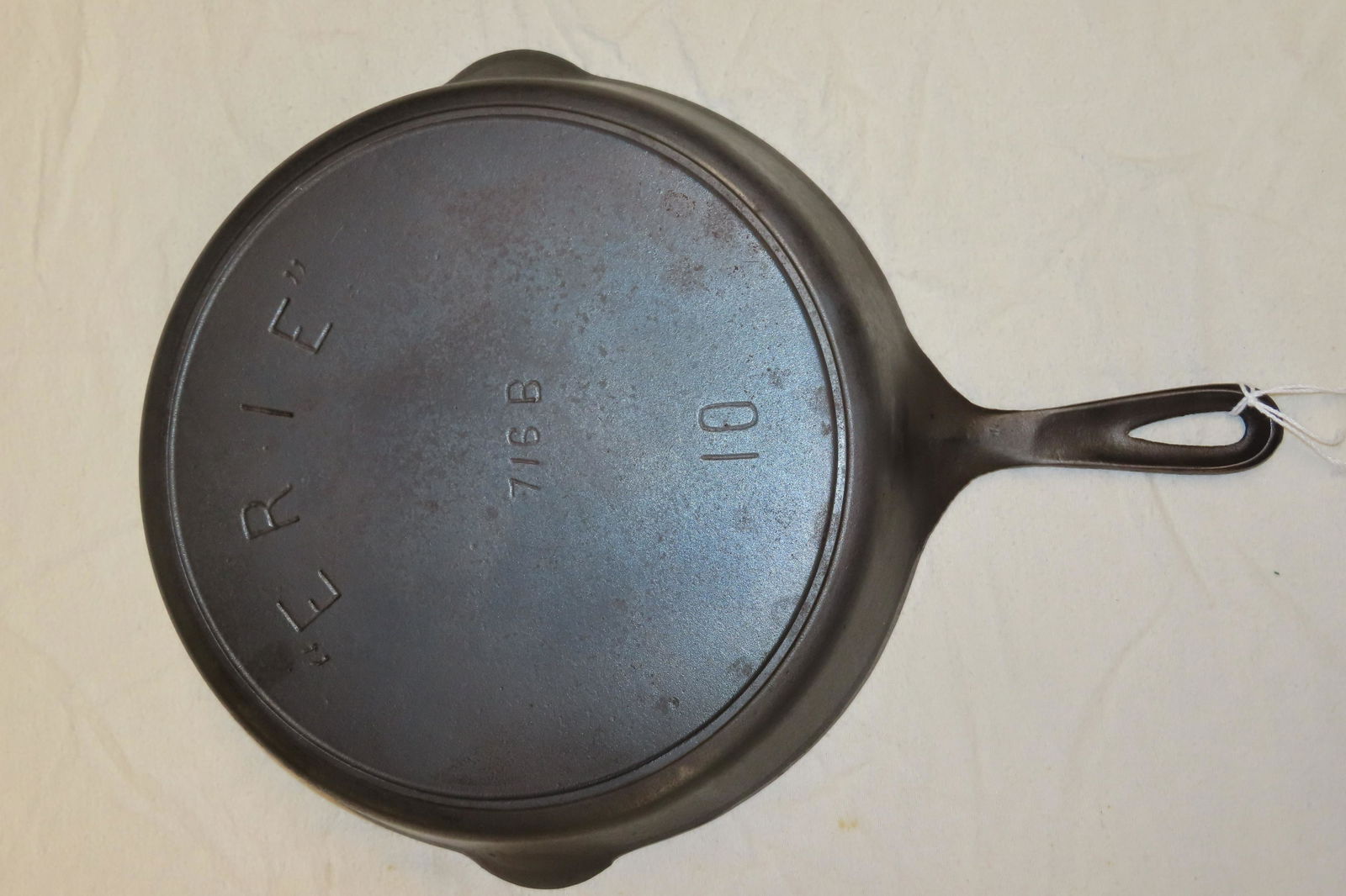 #10 "Block Erie " Inside Heat Ring, Pattern #716B Excellent Shape from the Jim Millard Collection,: #10 "Block Erie " Inside Heat Ring, Pattern #716B Excellent Shape from the Jim Millard Collection, South East Iowa / North East Missouri