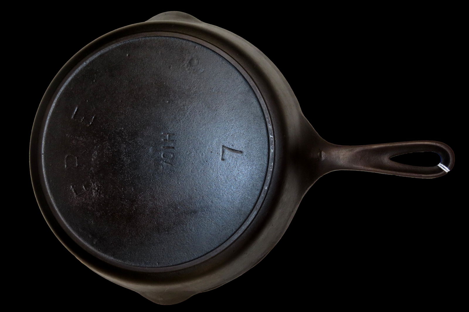 #7 Block Erie, Pattern #701H, Inside Heat Ring, Great Condition from the Jim Millard Collection,: #7 Block Erie, Pattern #701H, Inside Heat Ring, Great Condition from the Jim Millard Collection, South East Iowa / North East Missouri