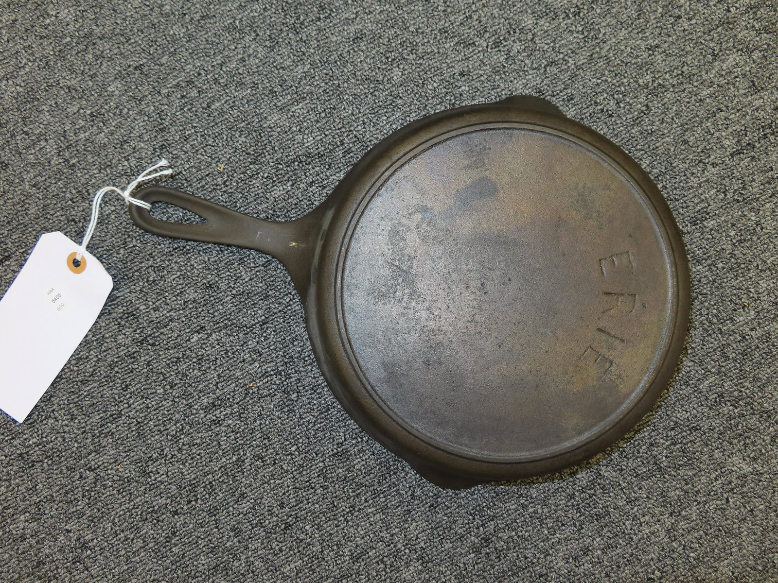 #7 "Block Erie" Inside heat ring, fair condition from the Jim Millard Collection, South East Iowa /: #7 "Block Erie" Inside heat ring, fair condition from the Jim Millard Collection, South East Iowa / North East Missouri