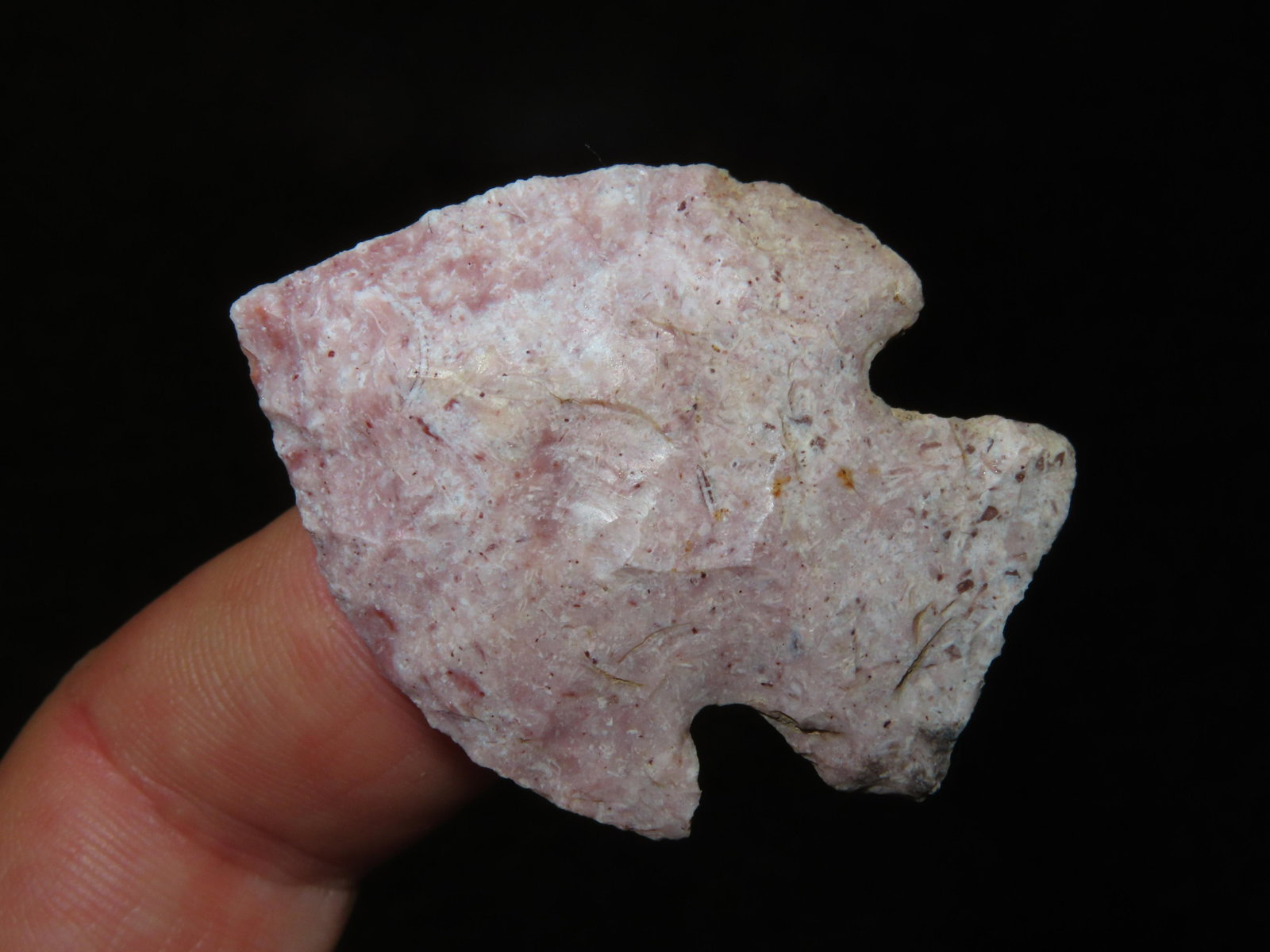 1.3/4" Colorful Corner Notch, Nice Relic, Found near Sedalia Missouri, By Chad Robertson (1 of 4)