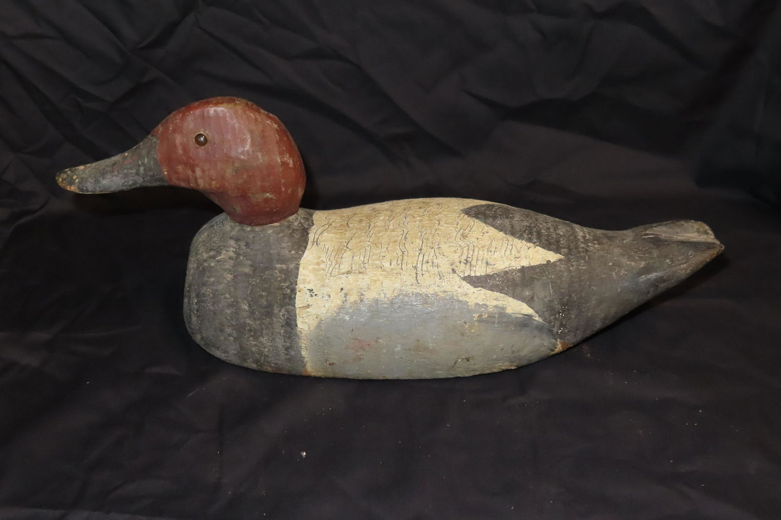 Wooden Canvasback Duck Decoy (1 of 5)