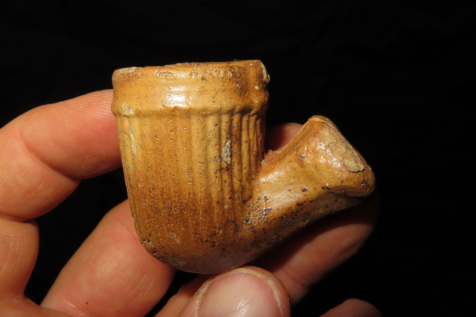 Early Clay Pipe, Colonial Clay Trade Pipe (1 of 8)