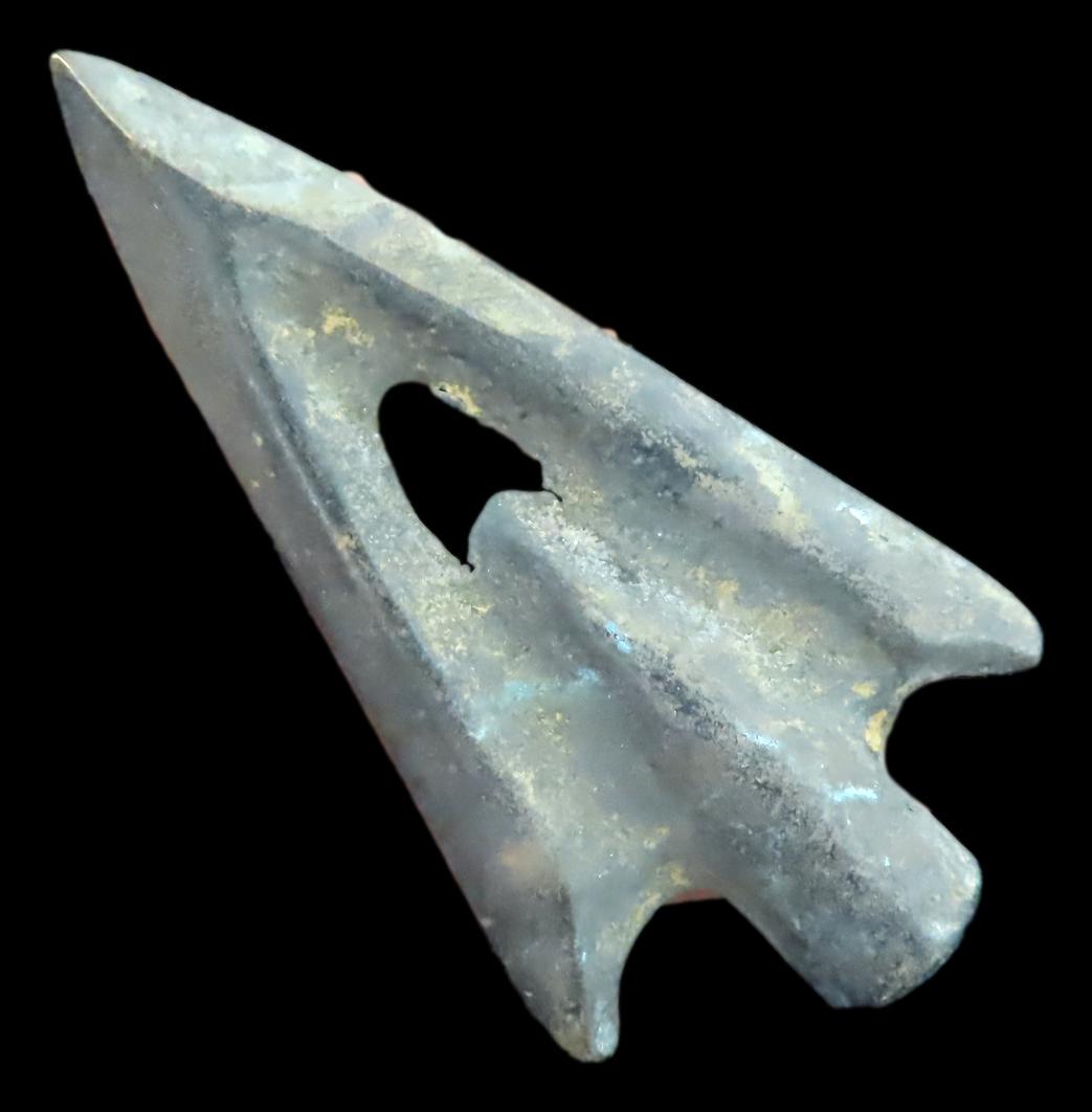 Egyptian Bronze Arrowhead. Please see photos for condition and length. (1 of 6)