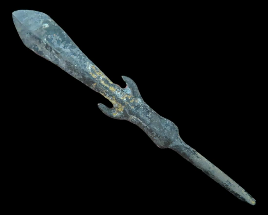 Egyptian Bronze Arrowhead. Please see photos for condition and length. (1 of 4)