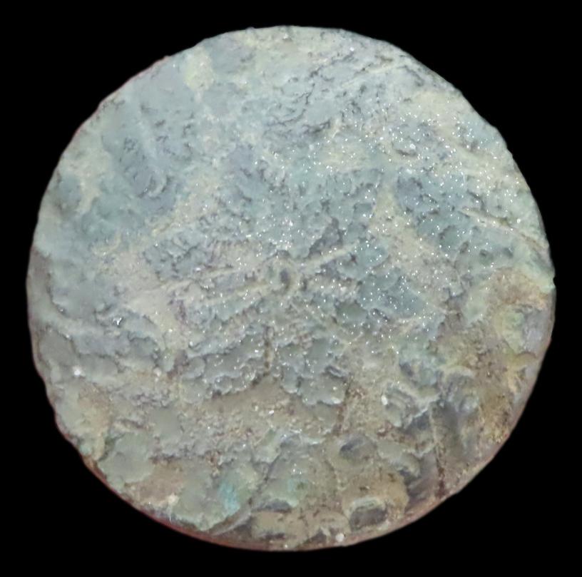 Bronze Decorative Button. Please see photos for condition and size.: Bronze Decorative Button. Please see photos for condition and size.