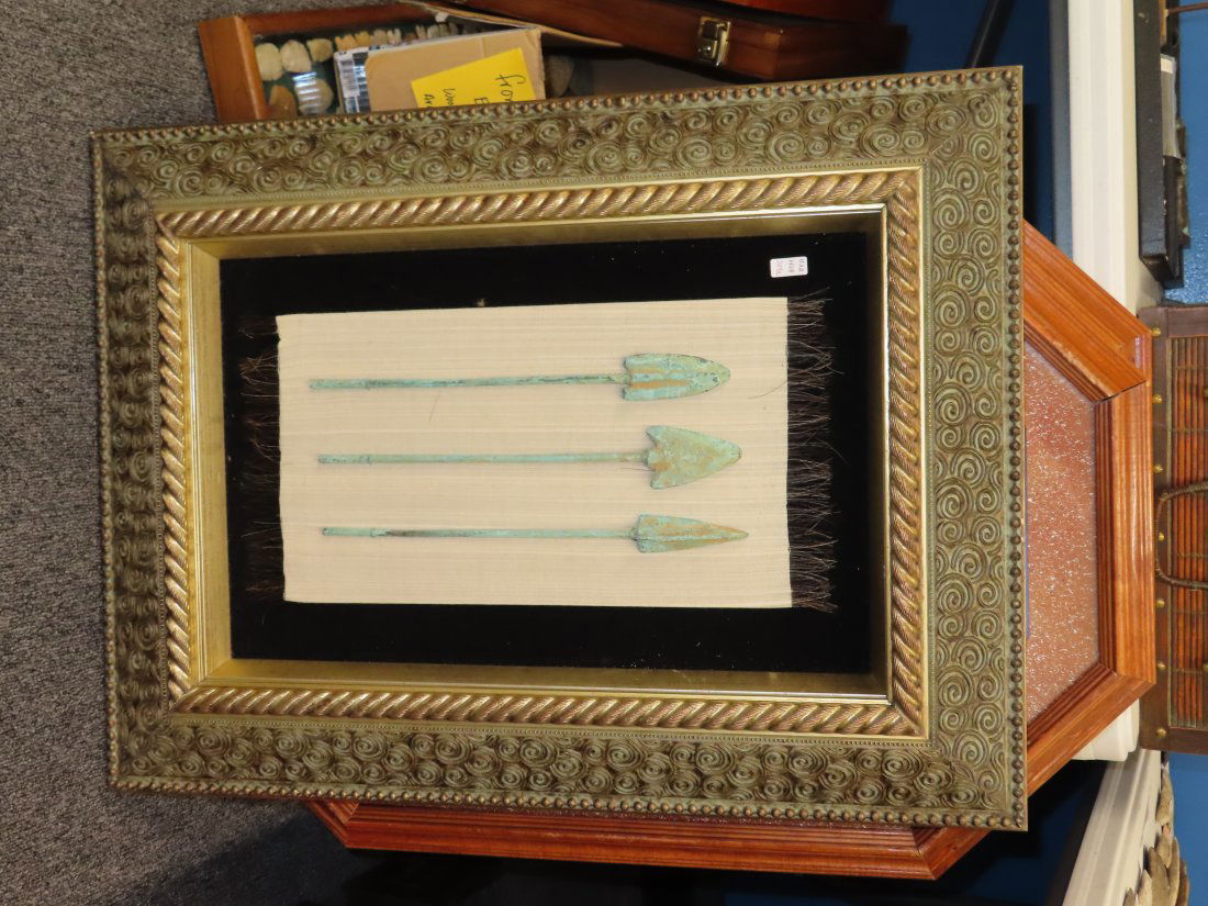 20 x 27 FRAME OF ROMAN ARROW POINTS (1 of 4)