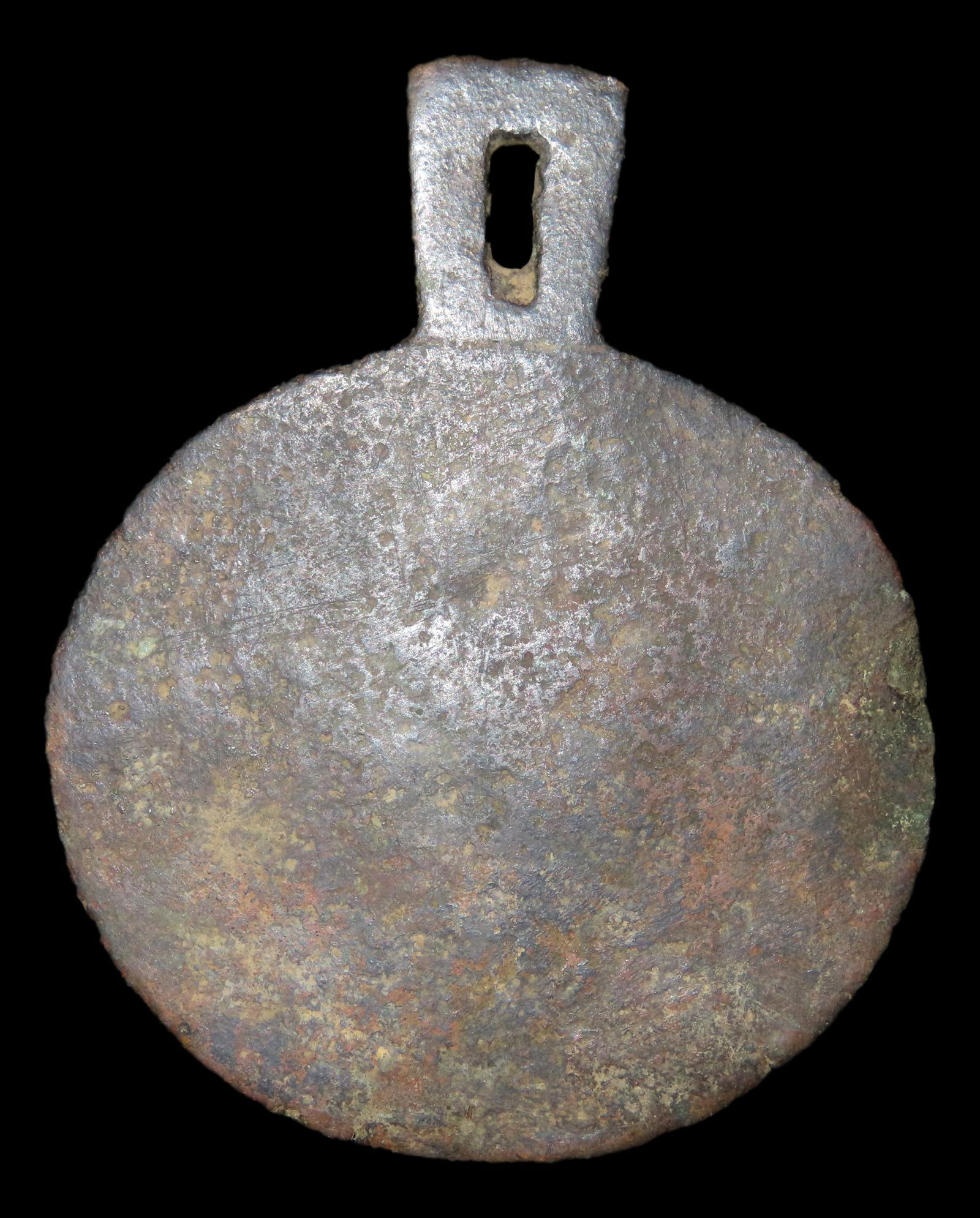 4" Copper Disk from the EX Tom Browner from Davenport, Iowa Collection (1 of 13)
