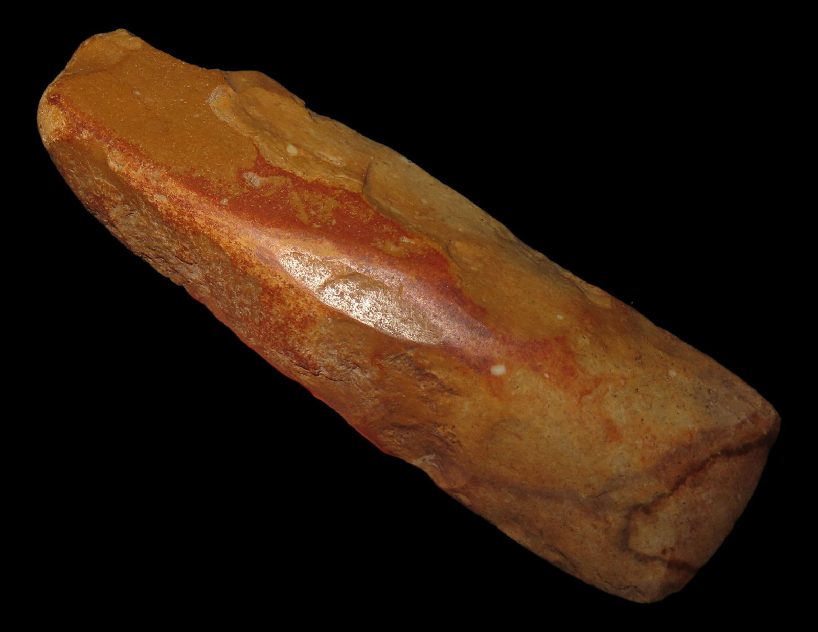 4" Chisle made from crowley ridge chert very nicely polished. From the Steve McCabe Collection,: 4" Chisle made from crowley ridge chert very nicely polished. From the Steve McCabe Collection, Milan, Sullivan County Missouri