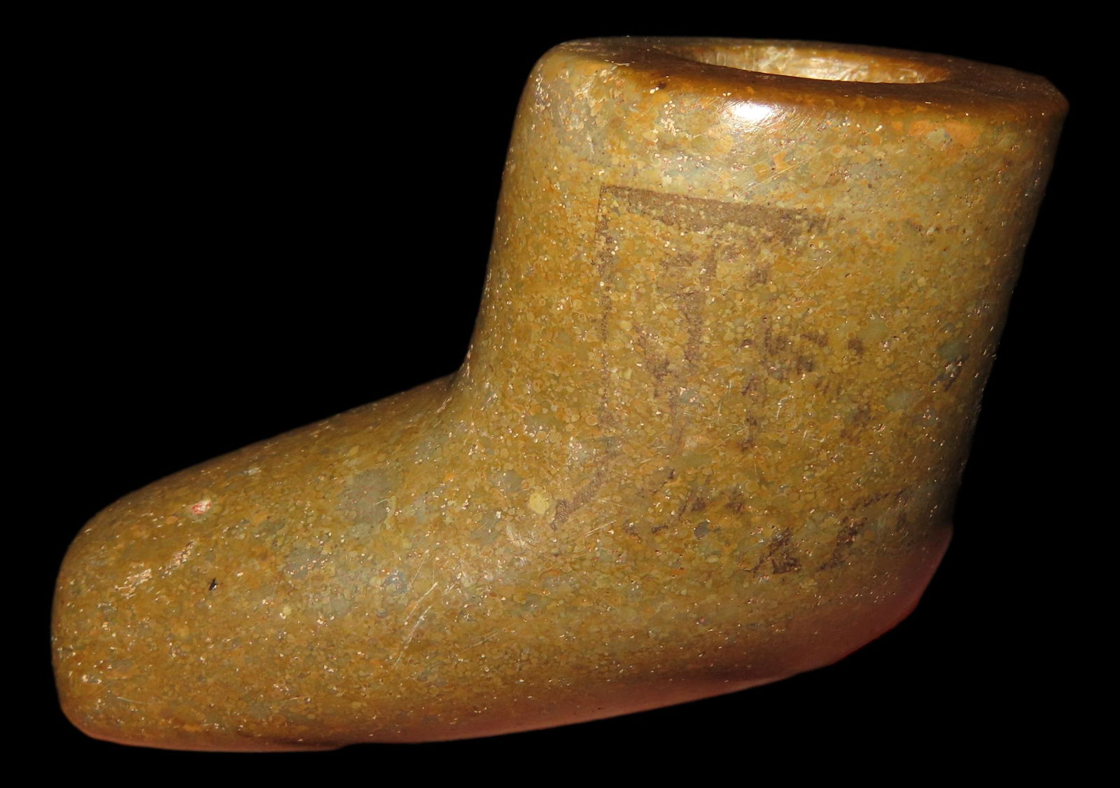 2 1/2" Pipe Stone Historic Pipe. Nice Later Example with Good Finish. (1 of 7)
