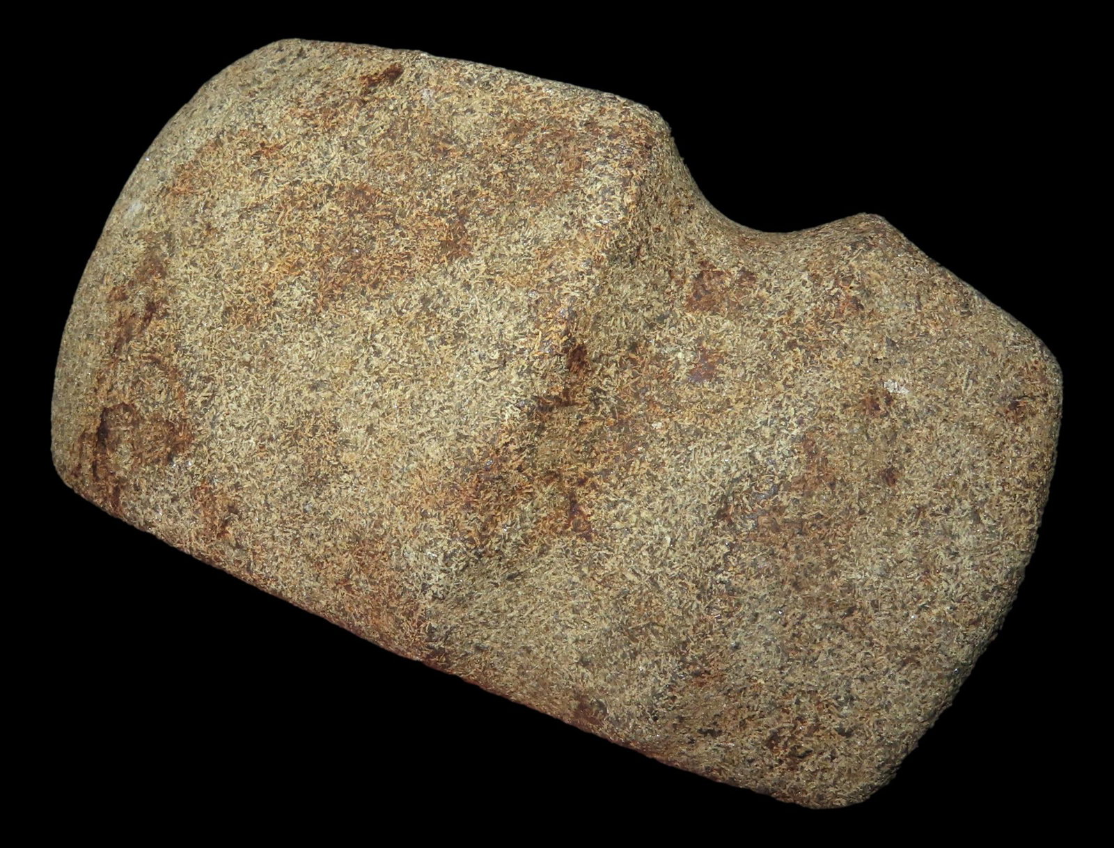 4 1/2 x 2 7/16" , 3/4 Groove Axe. Ryan E Keele, COA. From the Steve McCabe Collection, Milan,: 4 1/2 x 2 7/16" , 3/4 Groove Axe. Ryan E Keele, COA. From the Steve McCabe Collection, Milan, Sullivan County Missouri. Granite