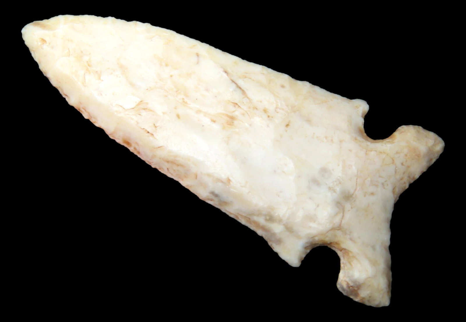 3 1/8 " x 1 3/8" Graham Cave. Carlos Black COA. Semi translucent Burlington (1 of 4)