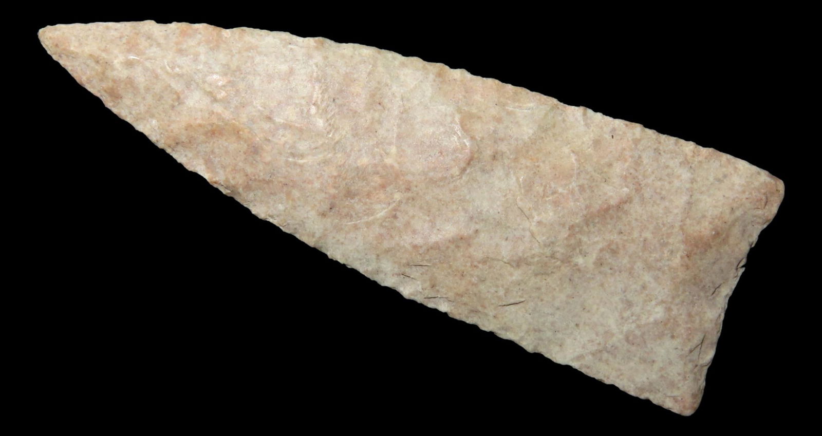 2 3/16" x 3/4" Madison. Material: Creek stained burlington chert. From the Steve McCabe Collection, (1 of 5)