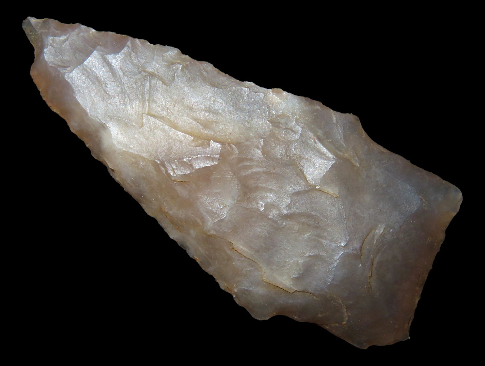 2 1/4" Cody Knife. Motley COA. Translucent agate. (1 of 6)