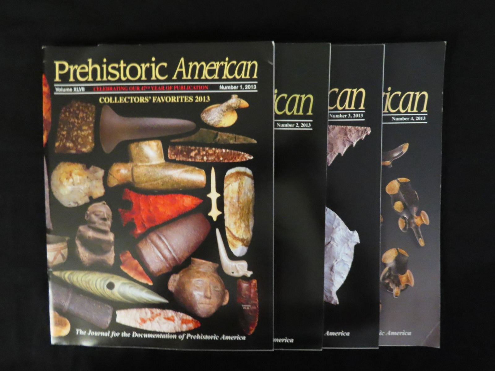 Set of four 2013 Prehistoric American Magazines (1 of 6)