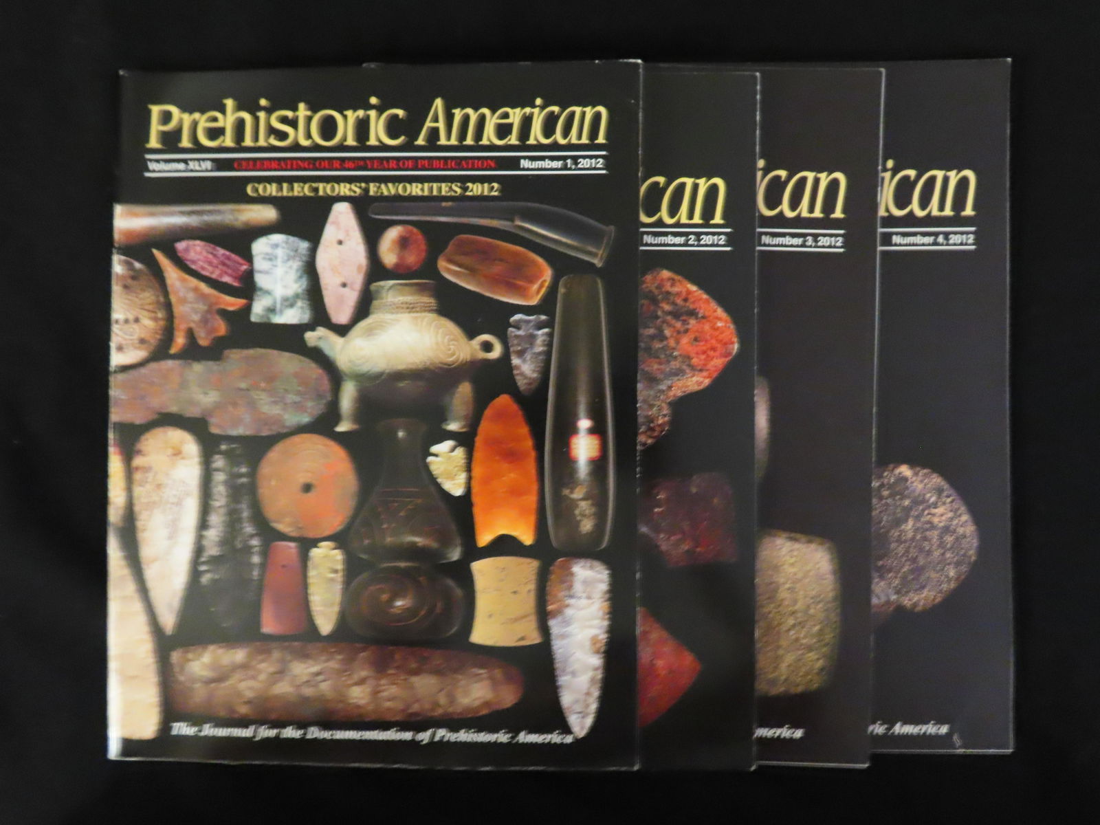 Set of four 2012 Prehistoric American Magazines (1 of 6)