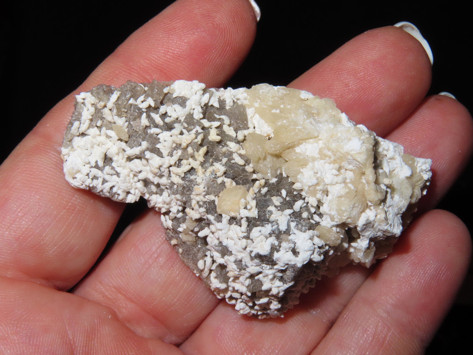 2 3/8" Chunk of Flourite and Calcite (1 of 3)