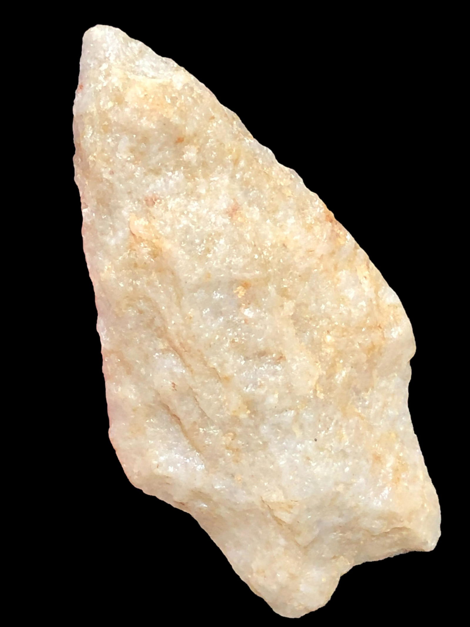 2 1/4" Stemmed Quartz Point- Cocke County Tennessee (1 of 6)