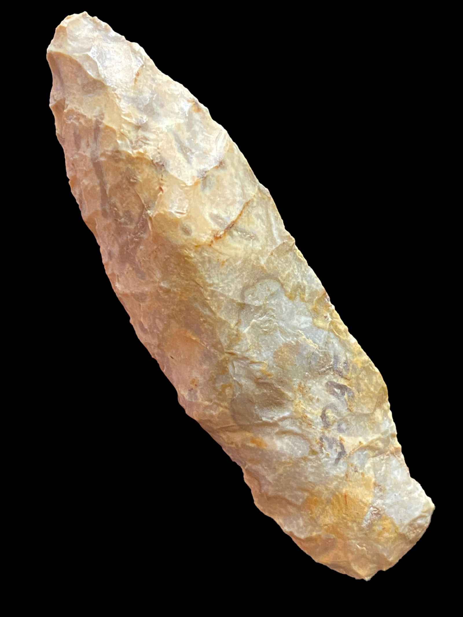 2 5/8" Colorful Stemmed Point Found By the Cox Family in Taylorville - Spencer Co Kentucky (1 of 8)