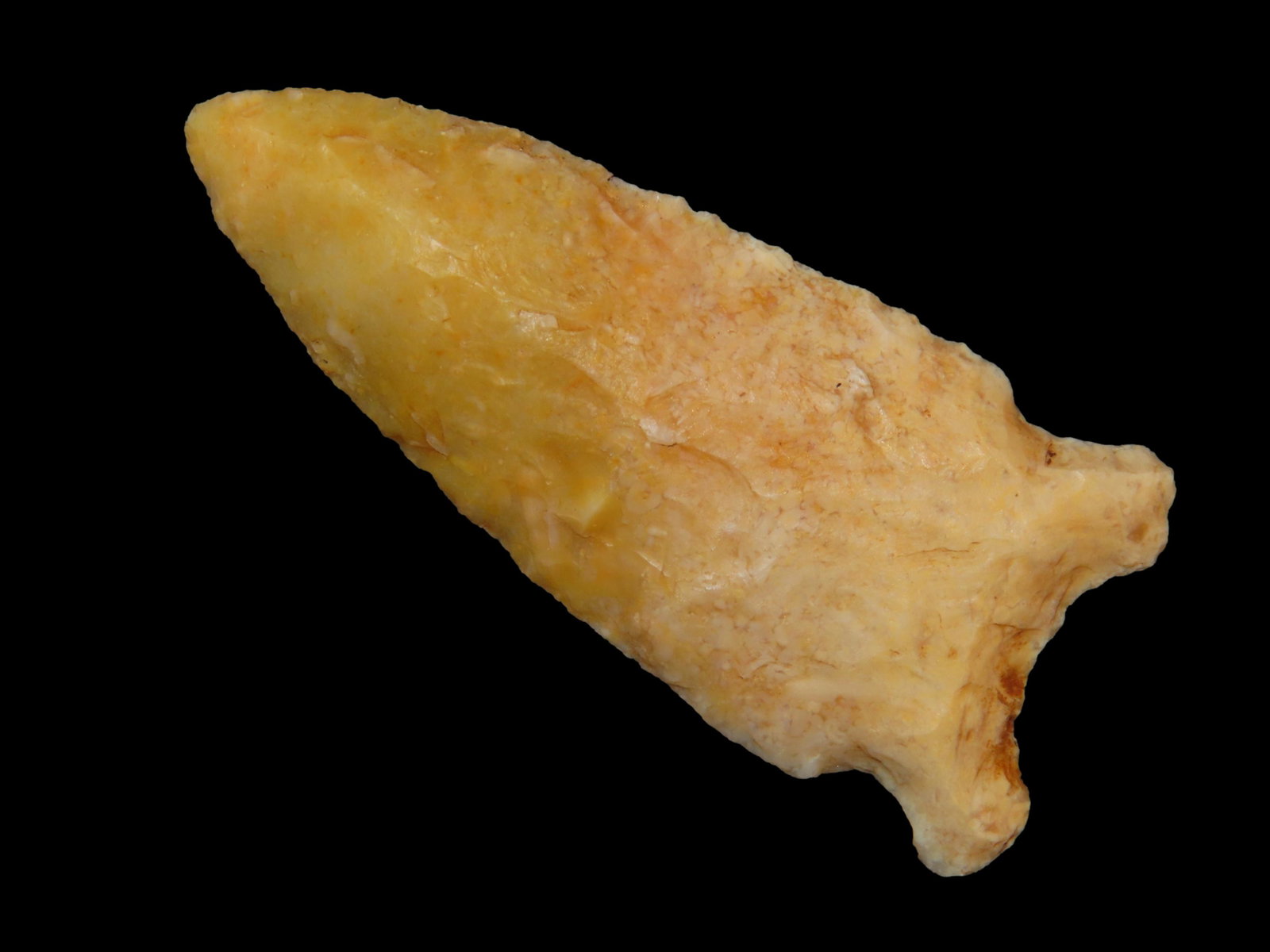 2 1/4" Graham Cave Colorful Creek Stained Chert,From the Steve McCabe Collection, Milan, Sullivan: 2 1/4" Graham Cave Colorful Creek Stained Chert,From the Steve McCabe Collection, Milan, Sullivan County Missouri