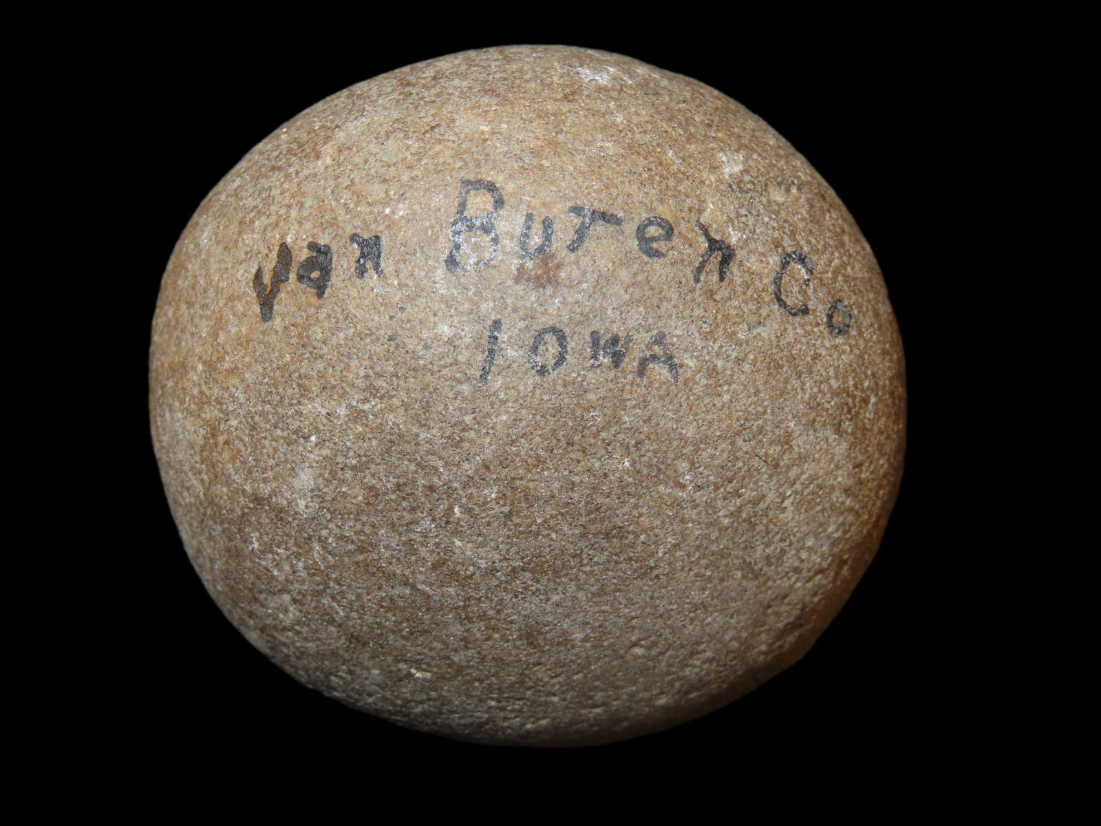 2 1/8" Polished Game Ball, found in Van Buren Co, Iowa (1 of 6)