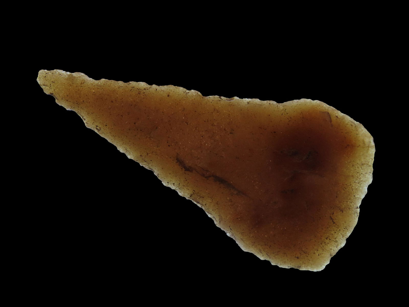 2 1/2" Semi-Translucent Hixton Cobbs Blade Found in Dane Co, Wisconsin (1 of 7)