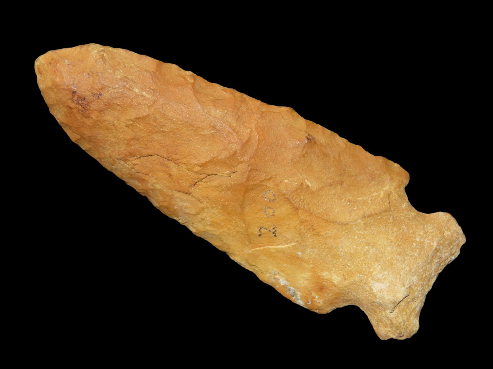 3 3/8" Concave Base Big Sandy found by Steven Hines in Wabash Co Illinois, Ex Randall Kimbrell (1 of 9)