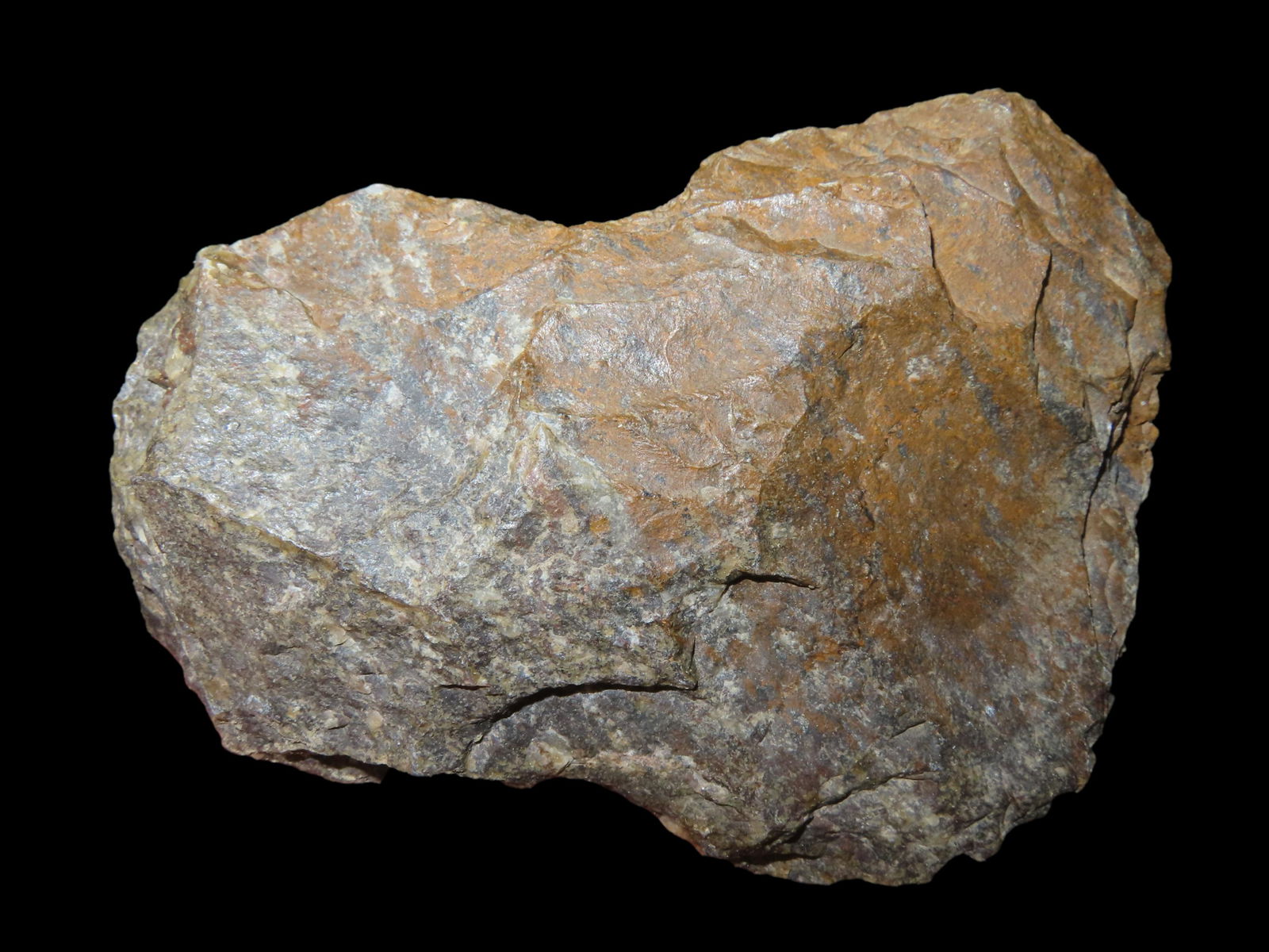 3 3/4" Flint Axe EX. Steve McCabe Collection from Milan, MO. (1 of 7)