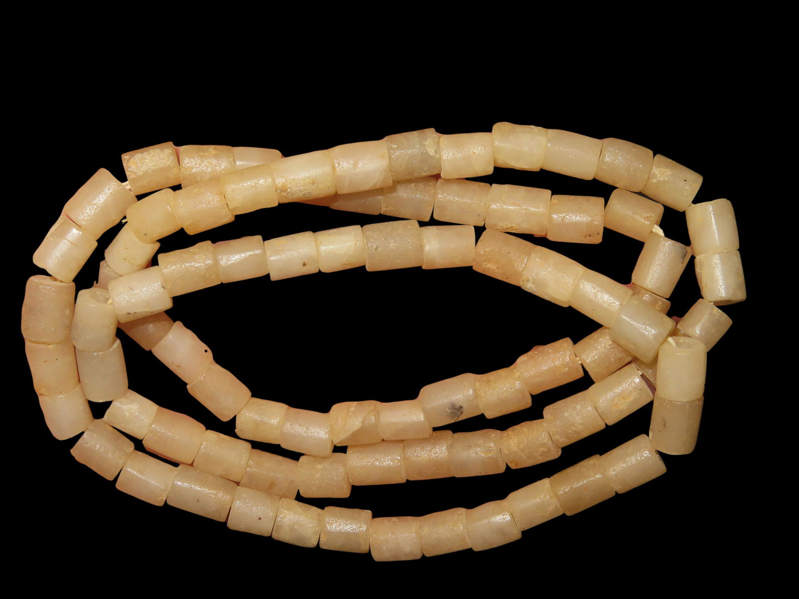13" Pre-Columbian Necklace, Varrations of Jade.  Nice manufacture and colors. (1 of 8)