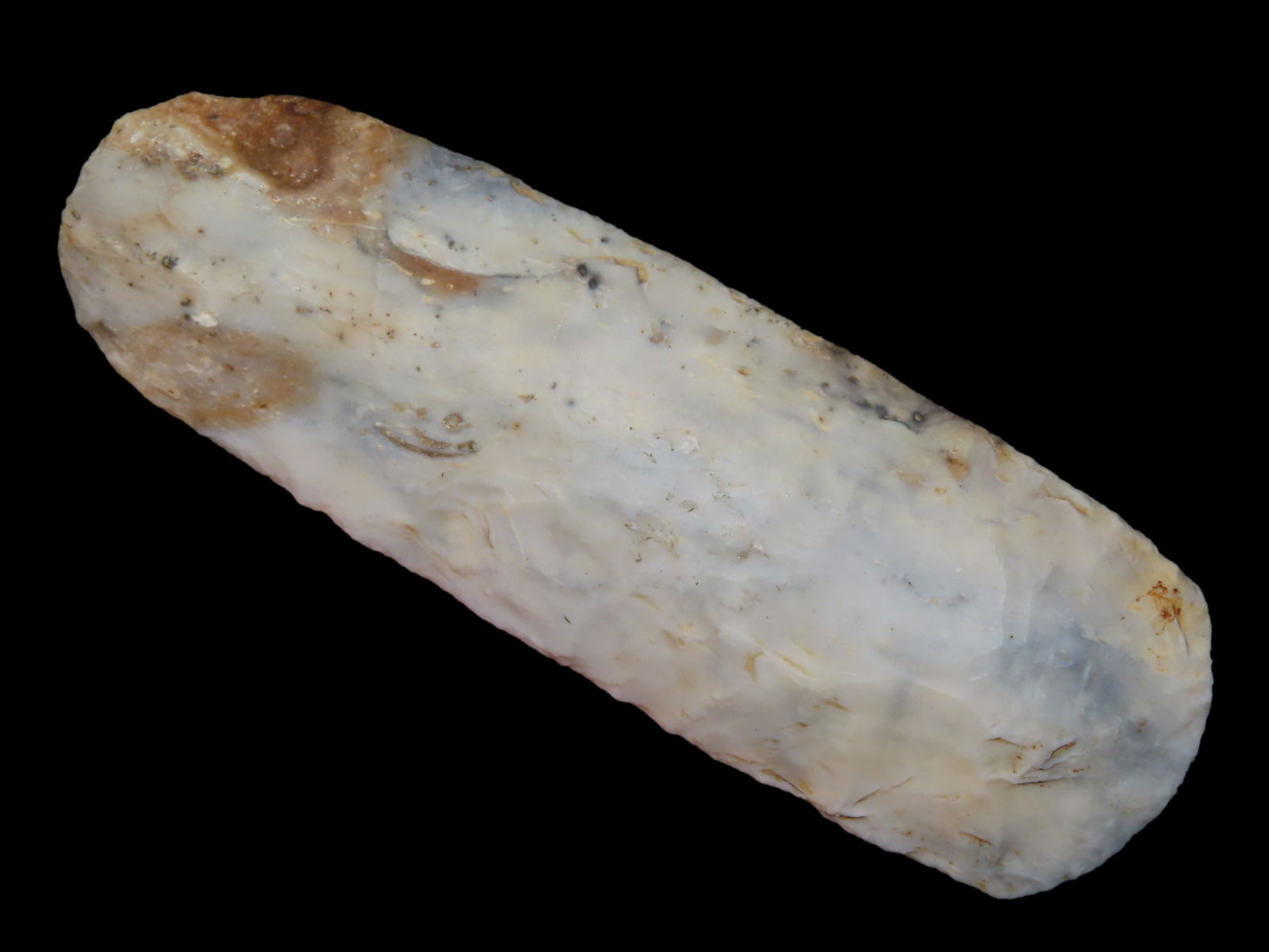 5 3/16" X 1 13/16" Late Paleo- Early Archaic Dalton Adze; Jerry Dickey COA; Found in Ralls, MO. (1 of 10)