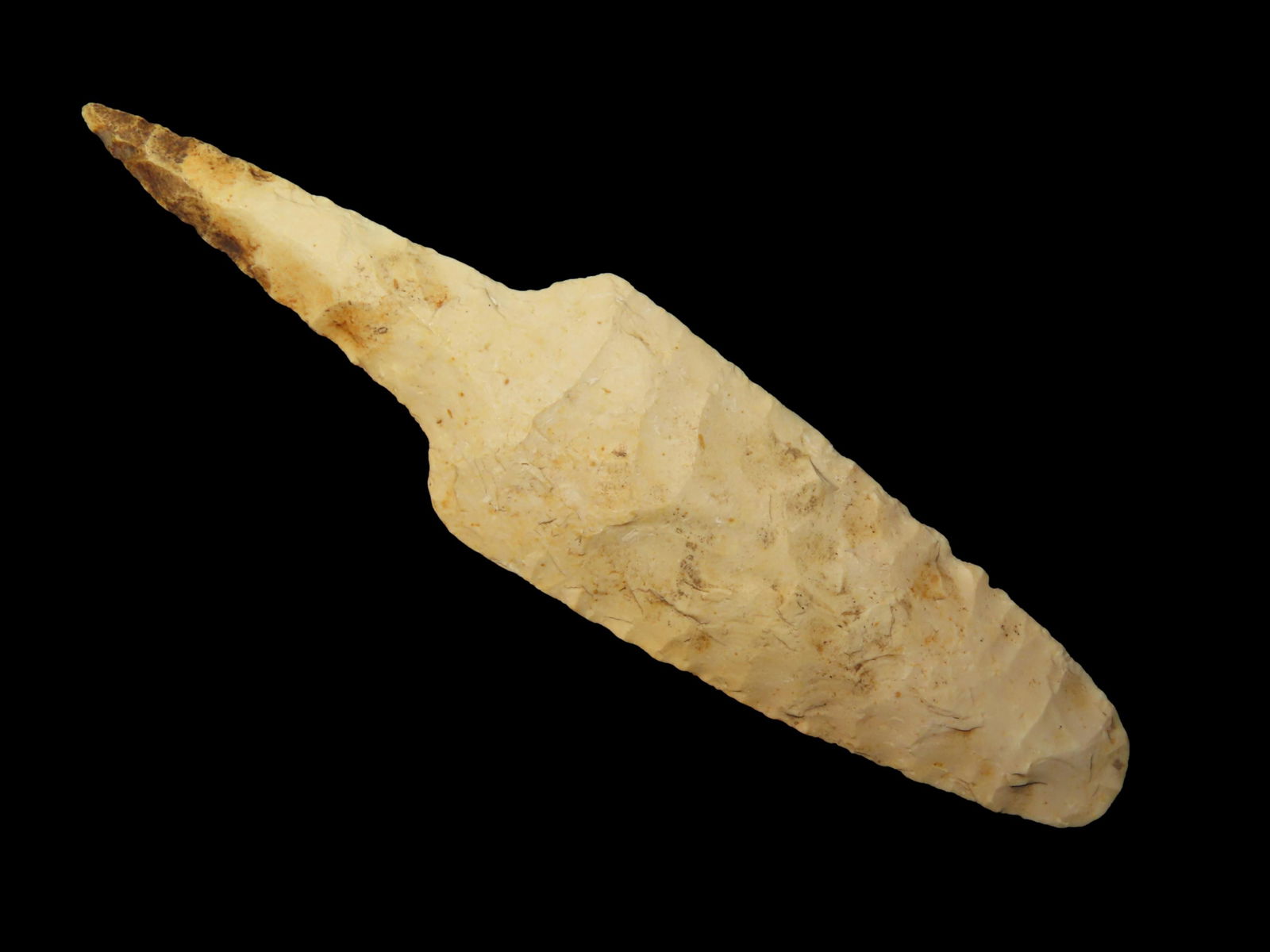 4 1/8" Finely Made Archaic Sedalia Drill, Burlington Chert Material; Jerry Dickey COA; Found in (1 of 12)
