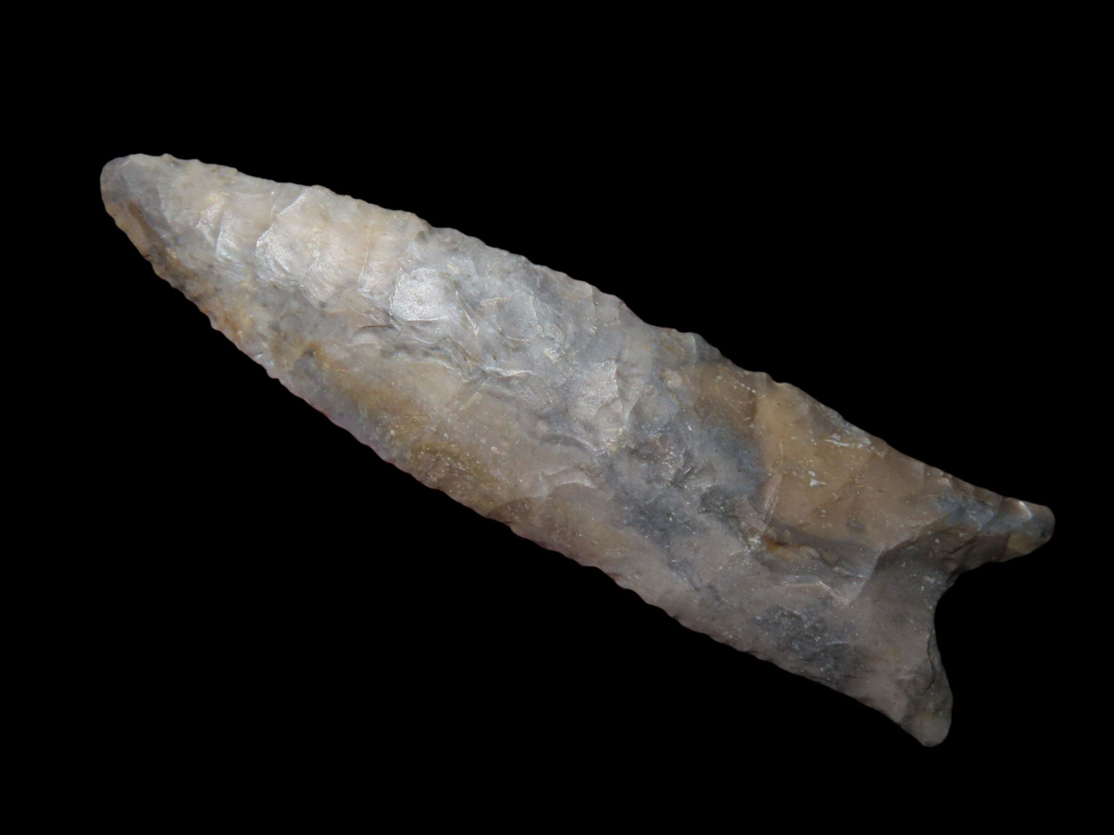 3 1/4" Outstanding Dalton, Warsaw Tabular Chert Material; Ryan Keele COA; EX. Steve McCabe (1 of 12)