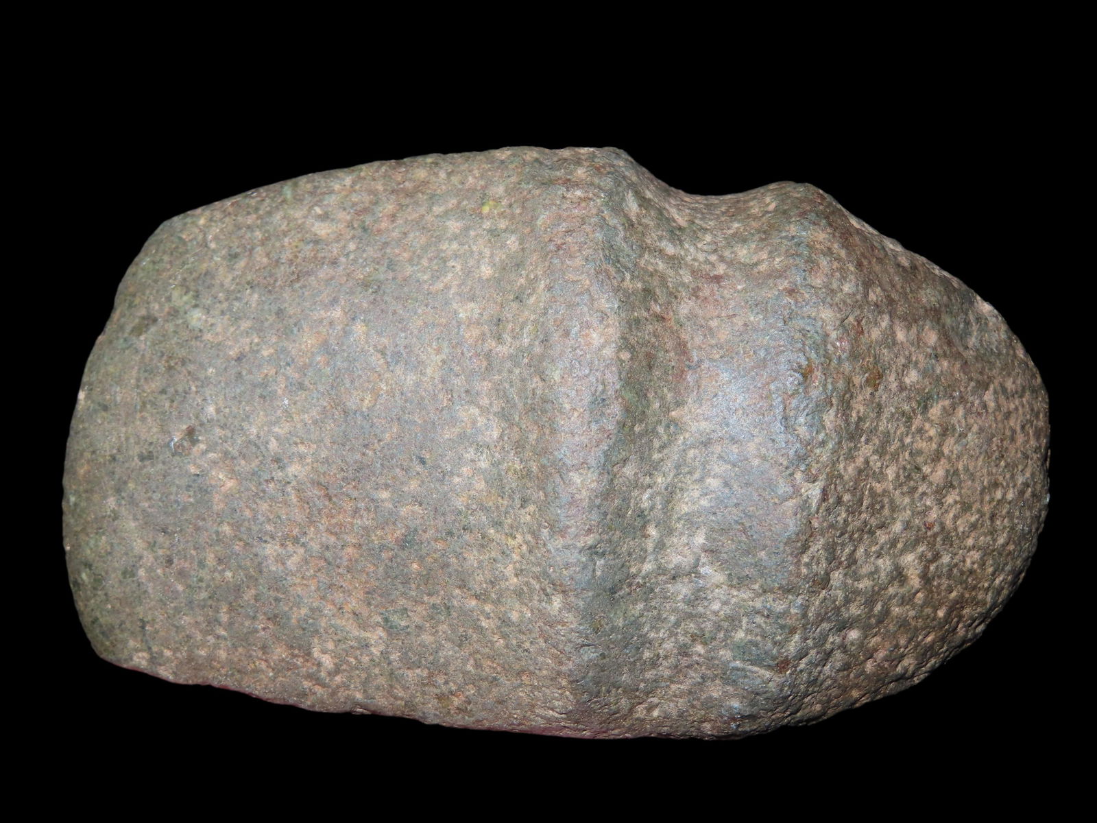 4 1/8" 3/4 Groove Axe, Keele COA,  Raised Ridges around the Grooves.  Nice, Ex Steve McCabe (1 of 16)