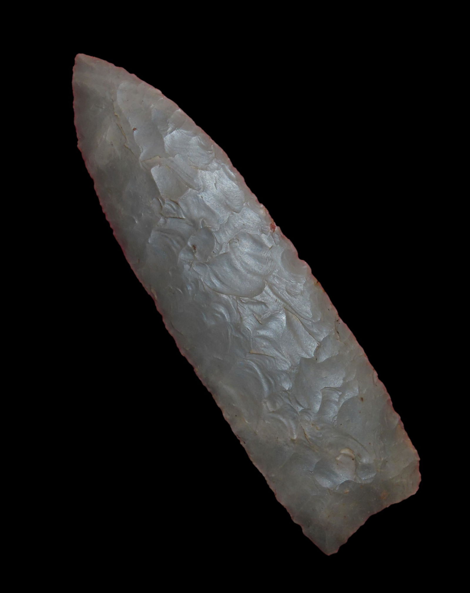 5 1/4" Huge Early Archaic / Dalton Knife, Davis COA, found in Twelve Mile Creek, Campbell Co. (1 of 13)