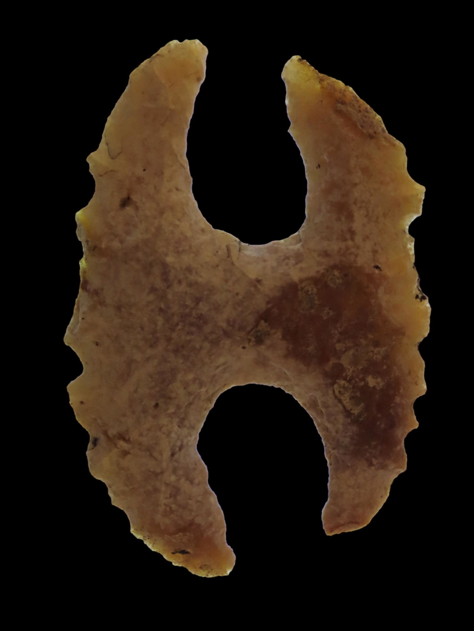 3 1/34" Translucent Mayan Eccentric Found in Belize, Ex. Dave Wally & John Grotte (1 of 10)