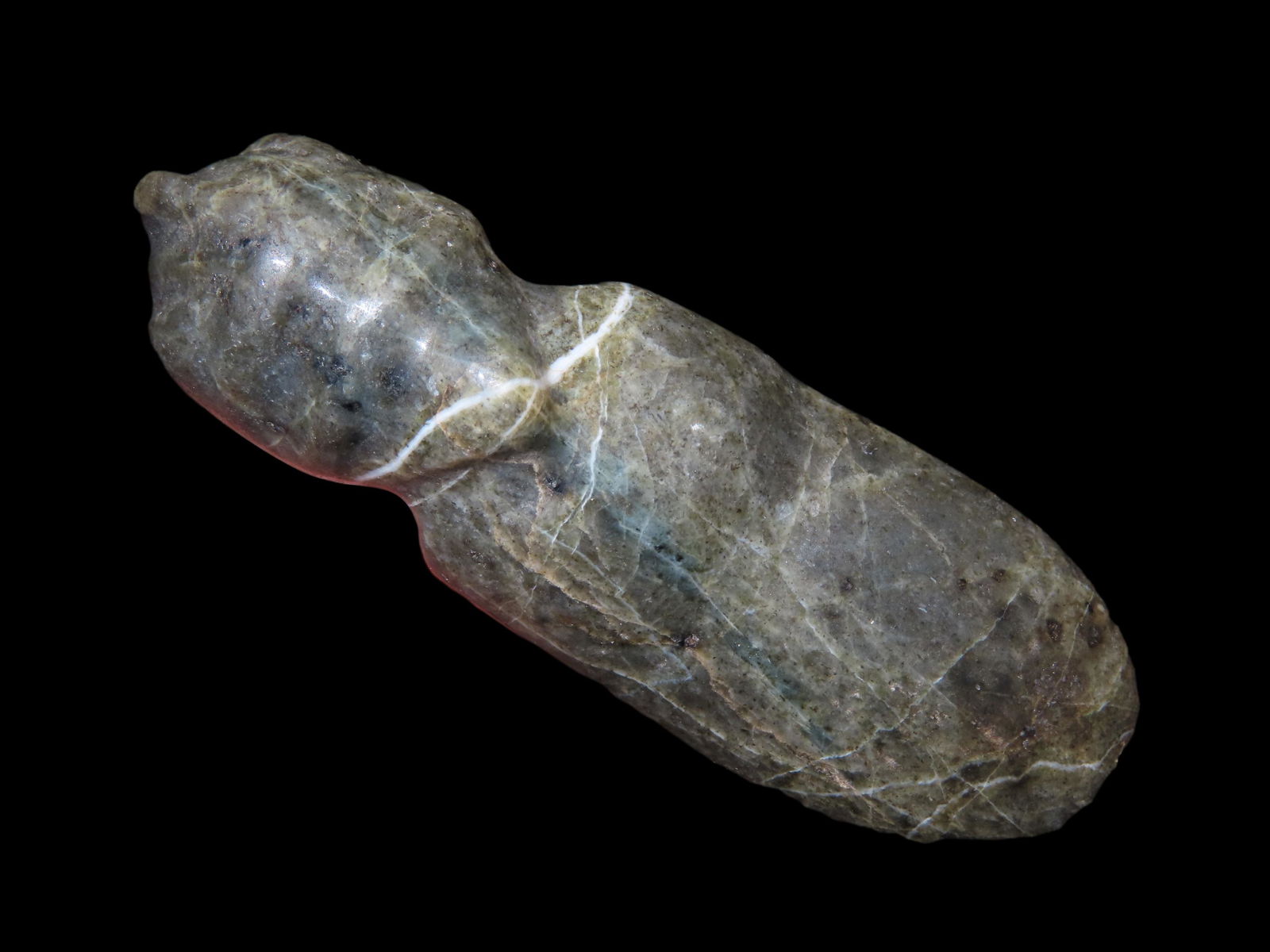 2 1/2" Jade Axe God Pendant, Human Effigy, South America, Pre Columbian (1 of 8)