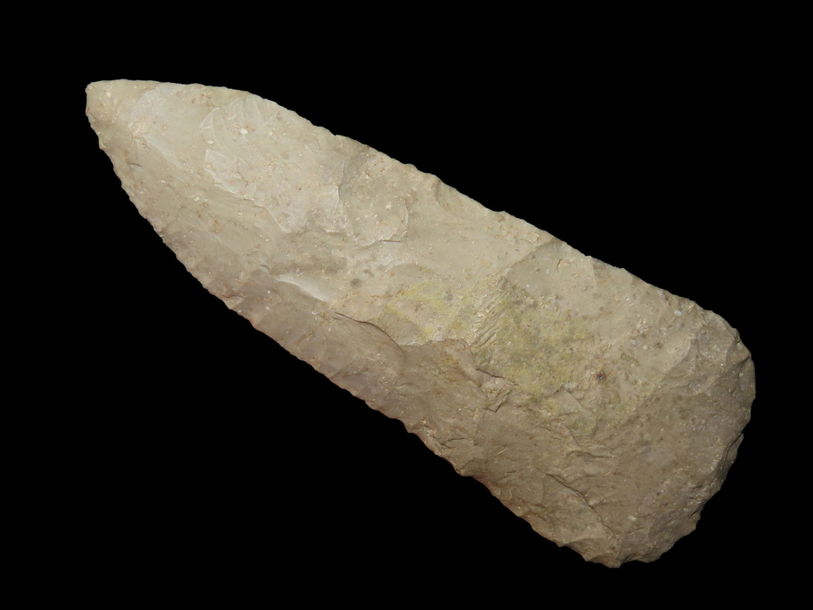 4 1/2" Stanfield found in Posey Co. Indiana, Ex Rick Sunderland Collection, Has classic Stanfield: 4 1/2" Stanfield found in Posey Co. Indiana, Ex Rick Sunderland Collection, Has classic Stanfield Base with micronotching.