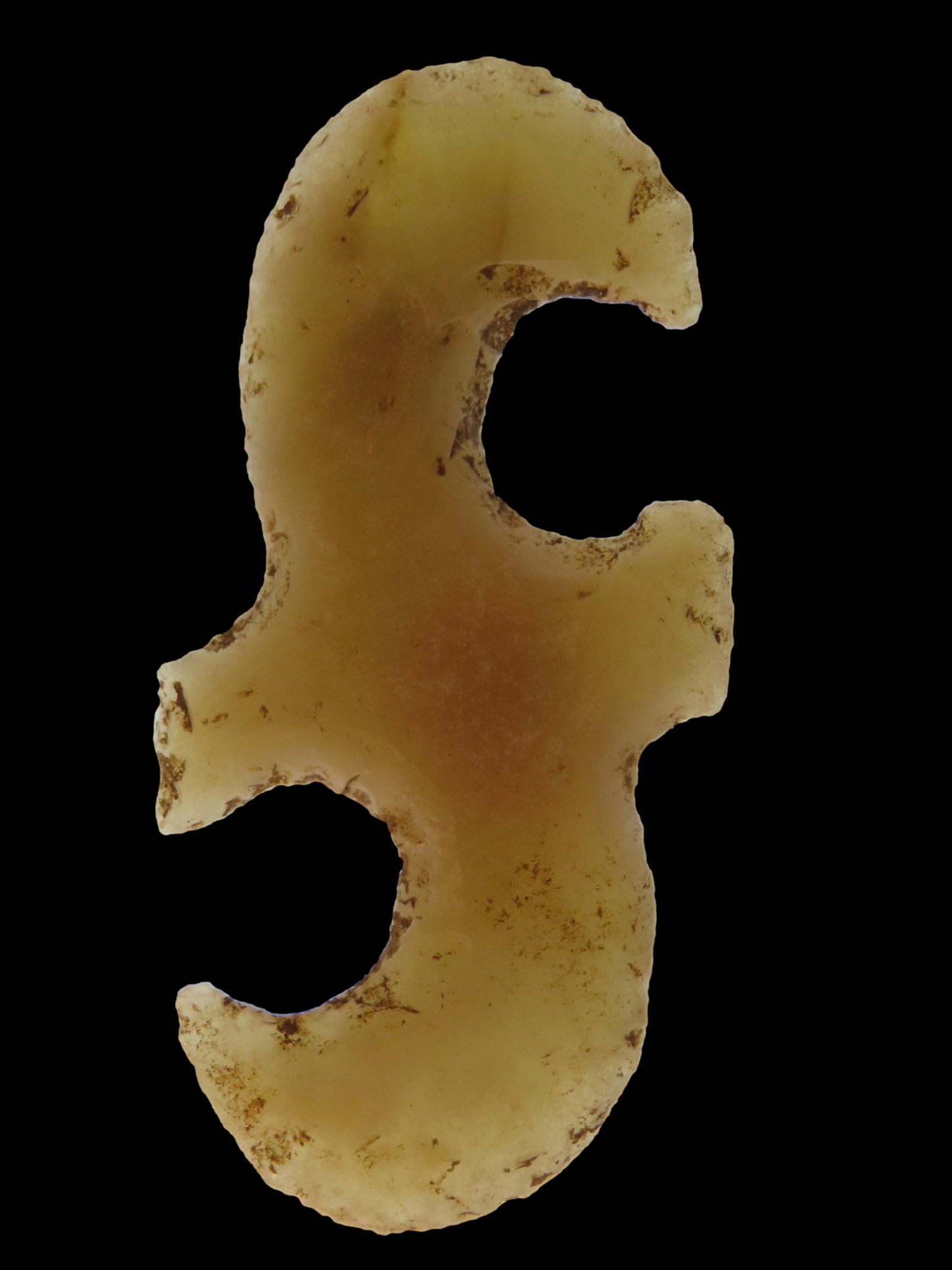 3 1/4" Eccentric,  Pre Columbian, Belieze, Ex DeRosear, D. Walley in 2004, Ex. Herb Mangold (1 of 6)