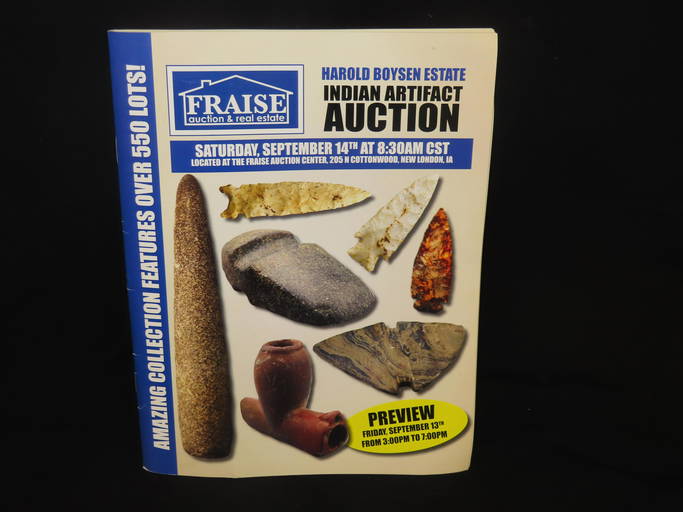 Harold Boysen Collection Sale Catalog