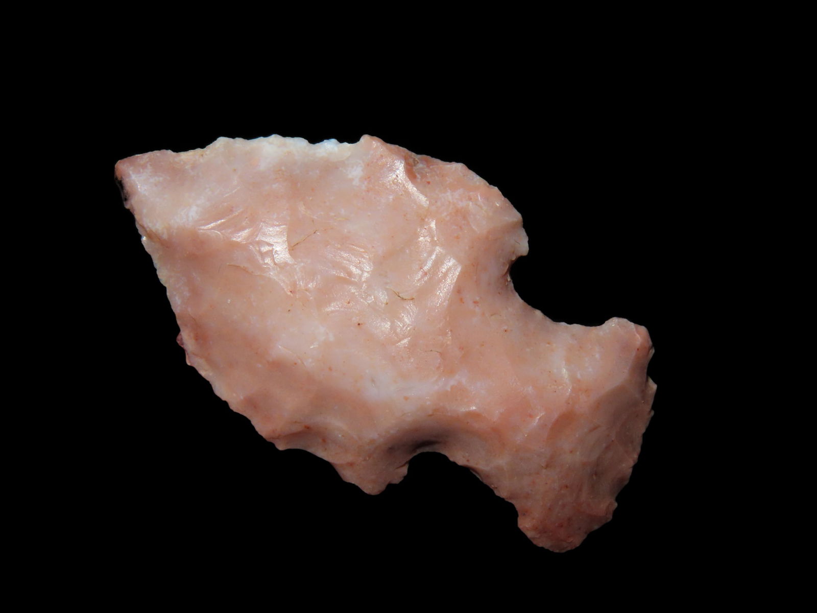 1 9/16" COLORFUL TABLE ROCK / BOTTLENECK FOUND IN COOPER COUNTY MISSOURI BY EDWARD MILLER, INDIAN AR (1 of 5)