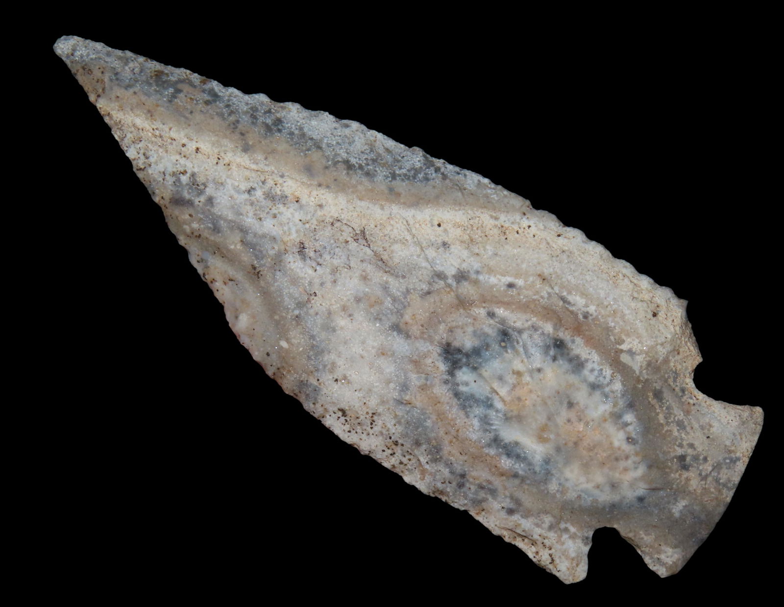 4 7/16" SUPER COLORFUL ETLEY FOUND IN SALINE COUNTY MISSOURI, INCREDIBLE COLOR AND HEAVY PATINA, IND (1 of 10)