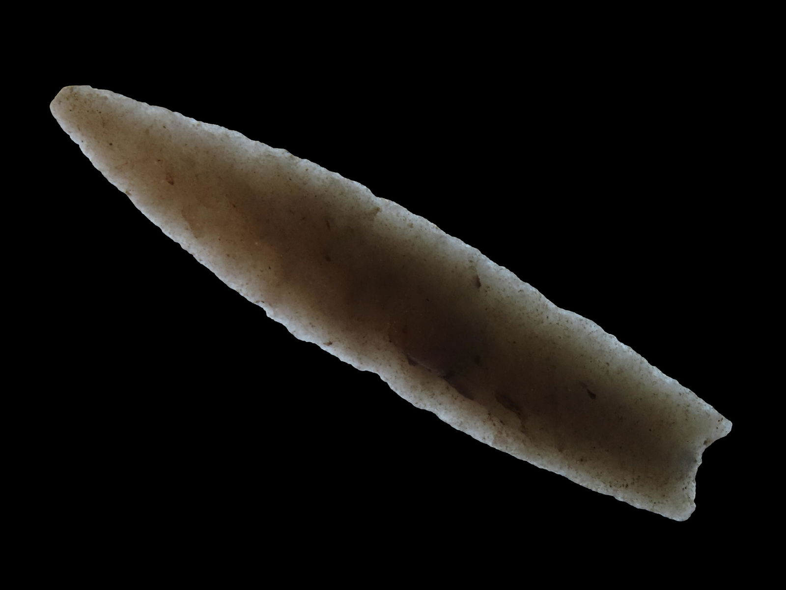 3 9/16" OUTSTANDING HIXTON QUARTZITE PLAINVIEW, DICKEY COA, FOUND IN DODGE COUNTY WISCONSIN, LONG SL (1 of 11)