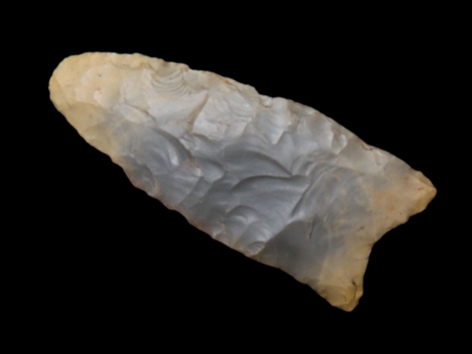 2 7/16" AMAZING PALEO FLUTED CLOVIS FOUND IN MERCER COUNTY KENTUCKY, GREAT NO BRAINER PATINA, INDIAN (1 of 8)