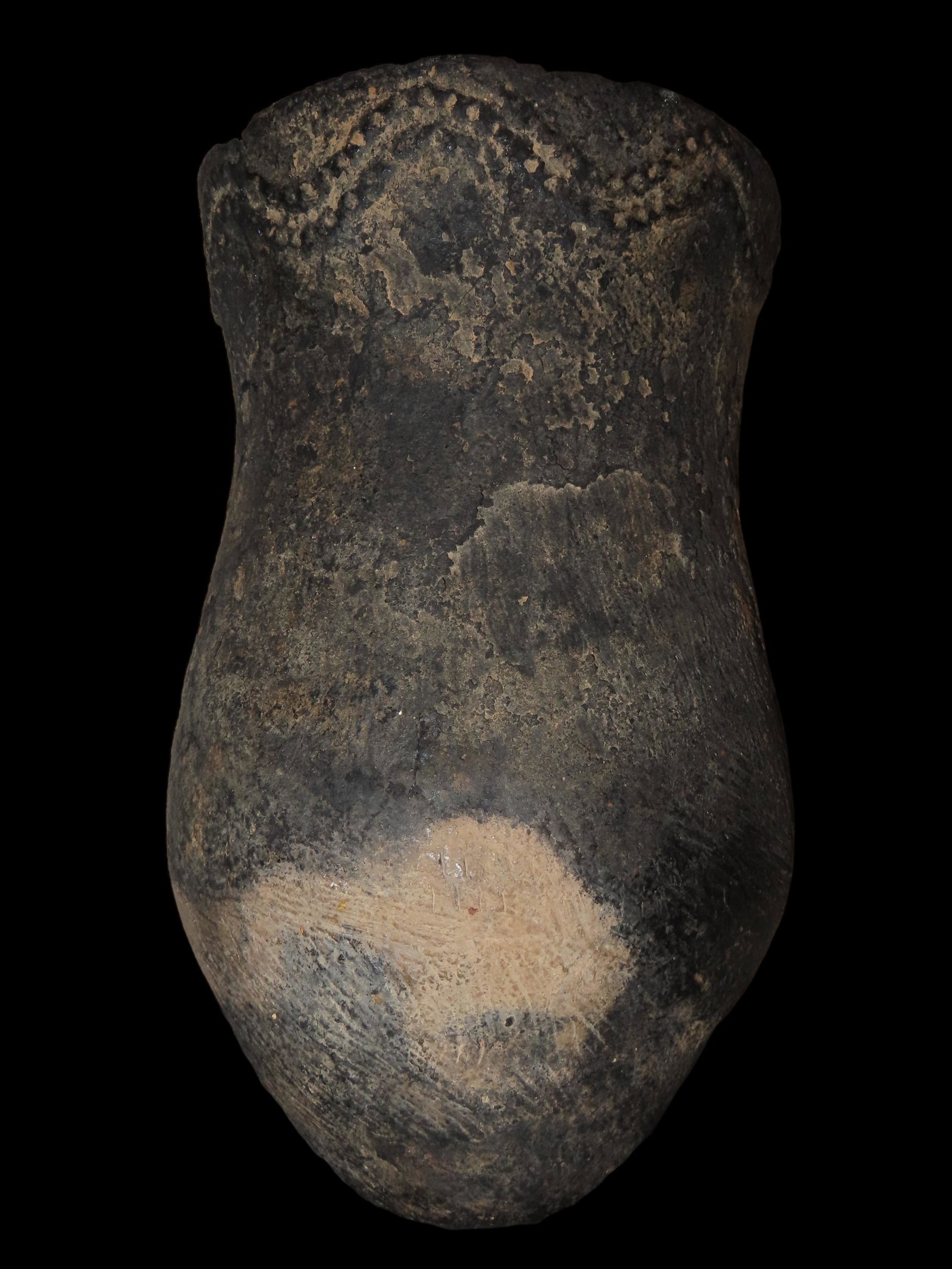 RARE WOODLAND / HOPEWELL POT FOUND APRIL 2, 1960 ON THE DOLLIE SIX FARM, SOUTHEAST OF VERSAILLIES IL (1 of 11)