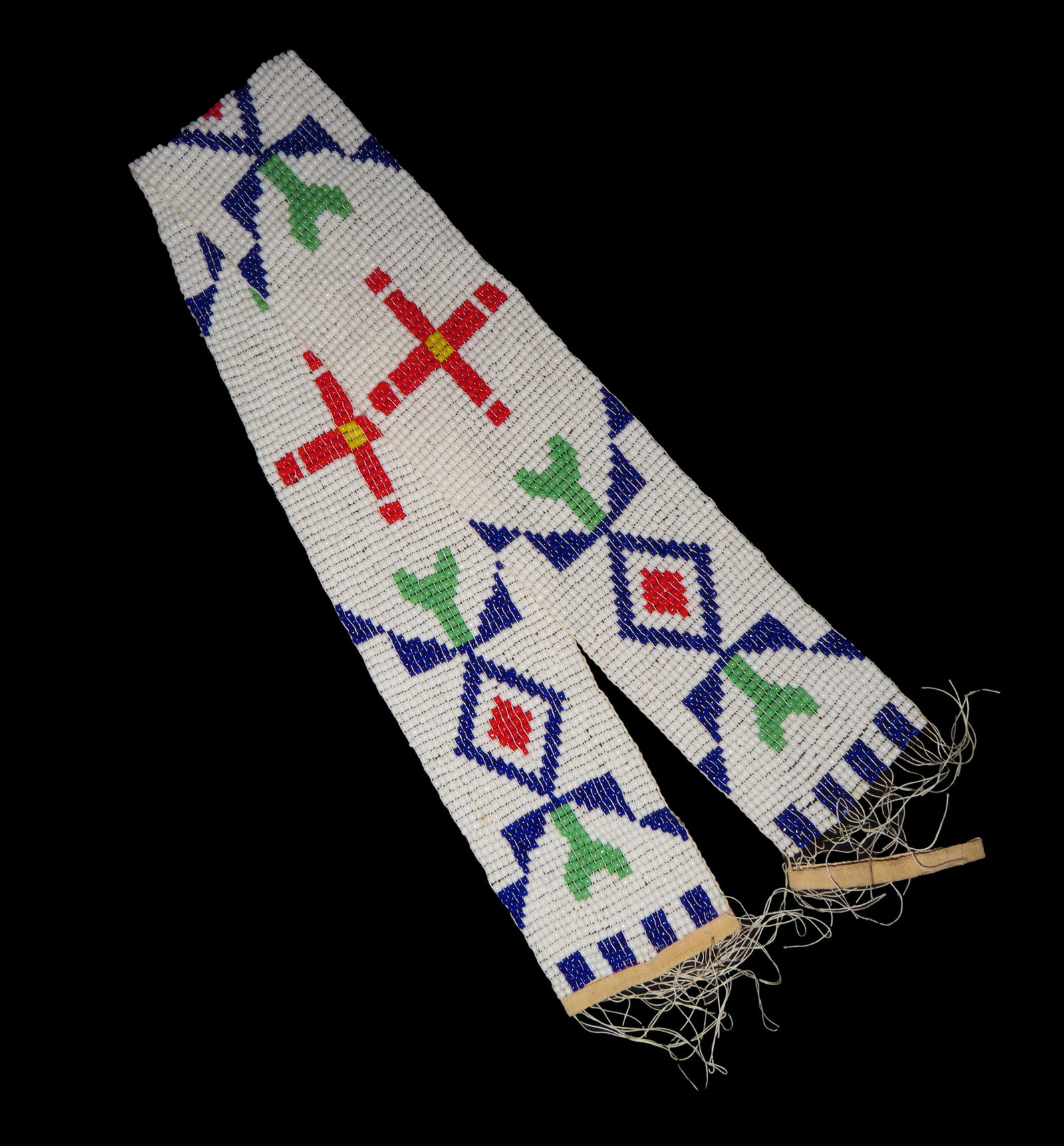 NICE BEADED SASH, GREAT COLORFUL EXAMPLE (1 of 8)