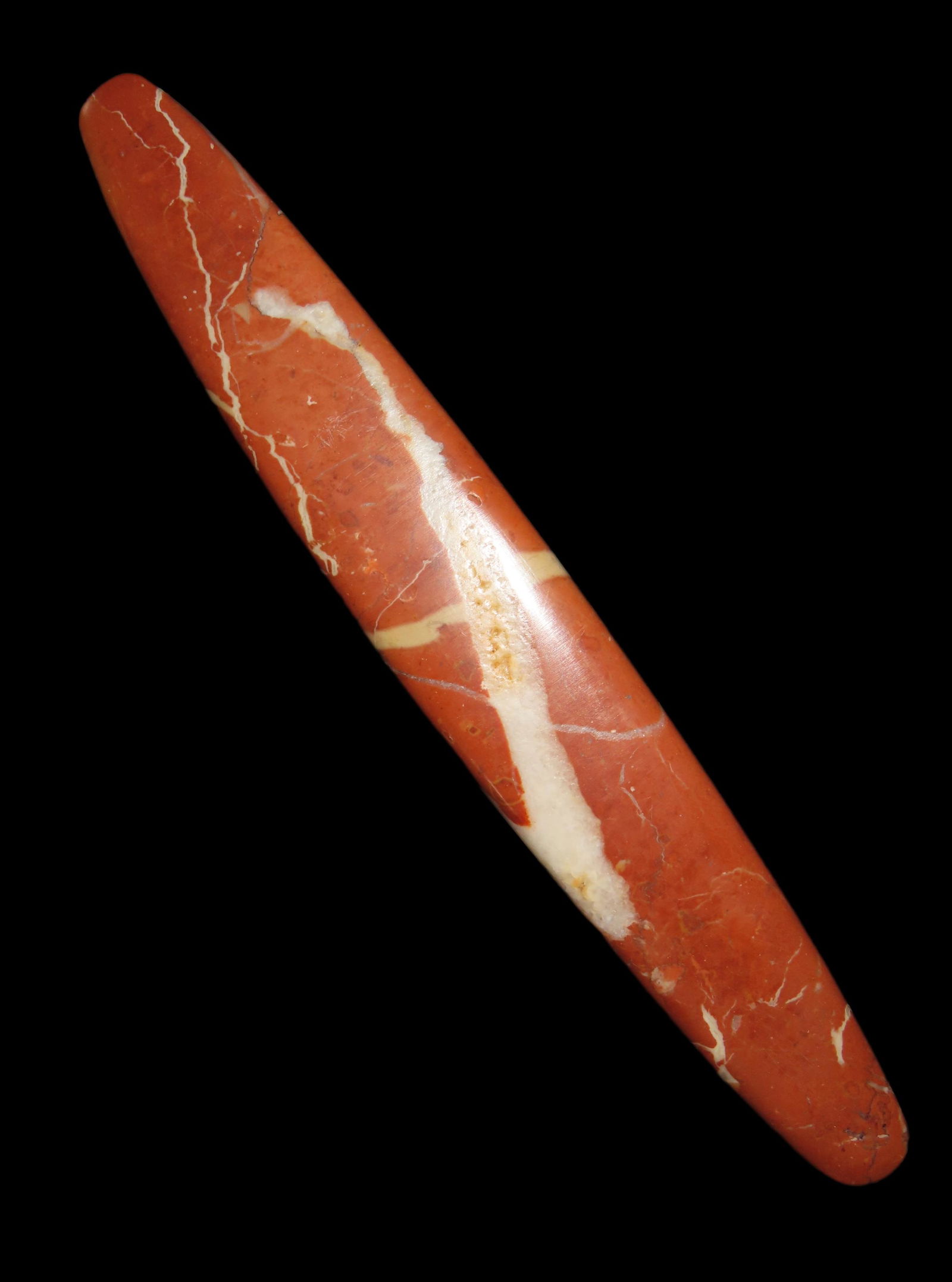 INCREDIBLE POLISHED FLINT CHISEL FROM MEXICO, AMAZING COLOR, DOUBLE ENDED BITS, OUTSTANDING POLISH (1 of 12)