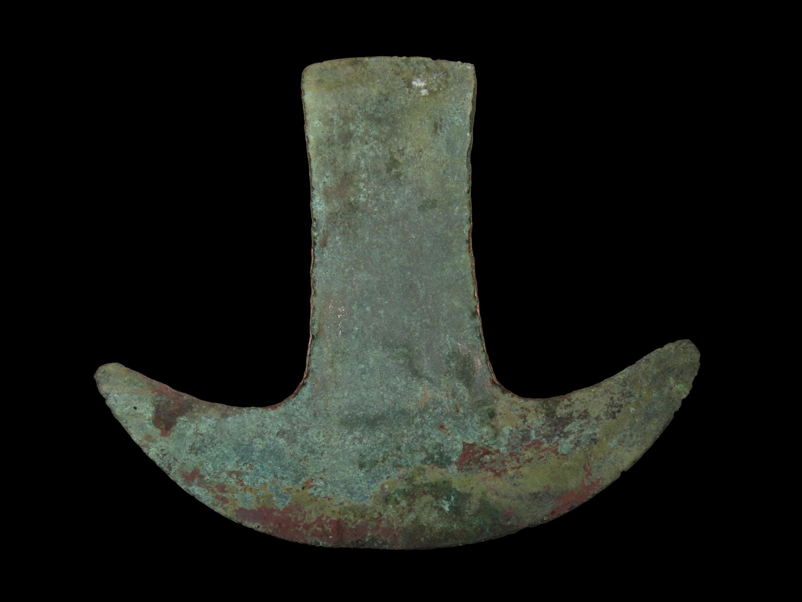 AMAZING PRE-COLUMBIAN COPPER TUMI KNIFE, EXCELLENT EXAMPLE, GREAT FORM AND NICE PATINA, FOUND IN MEX (1 of 6)